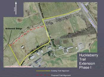 Proposed Huckleberry Trail expansion
