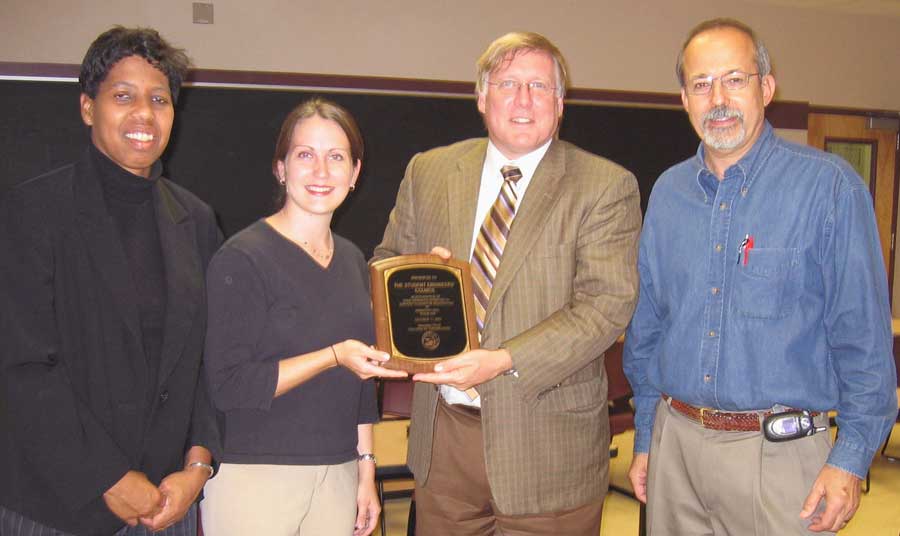 The college honors the Student Engineers' Council.