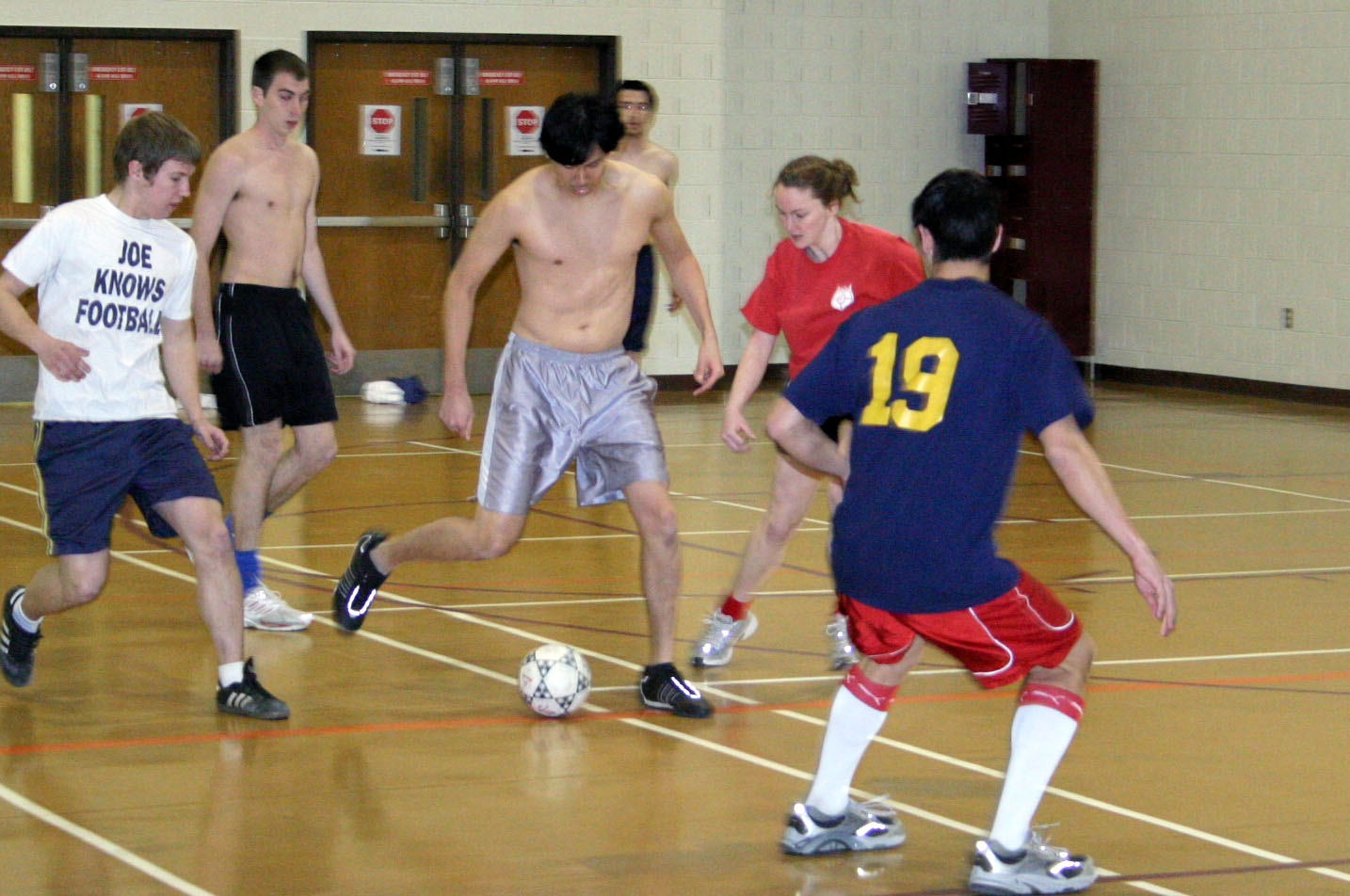 Students compete in a tournament