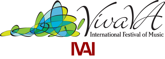Top: Viva Virginia logo Bottom: International Vocal Arts Institute logo