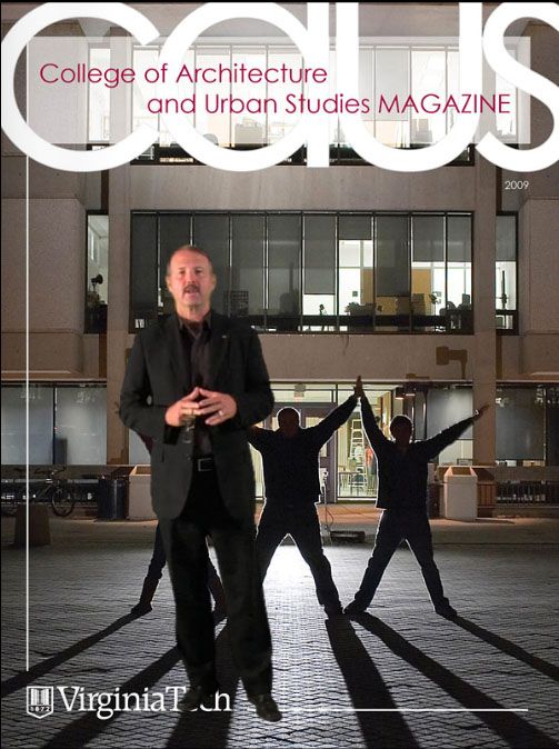 College of Architecture and Urban Studies magazine cover