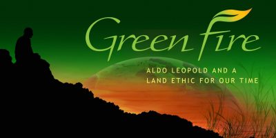 Promotional graphic for “Green Fire.”