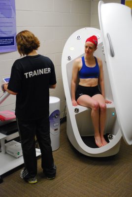 The BOD POD has benefited the recreational sports department by allowing for educational opportunities, research, and collaborations with other departments. 