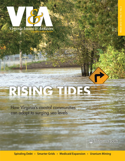 The cover of the winter 2012-13 edition of Virginia Issues & Answers