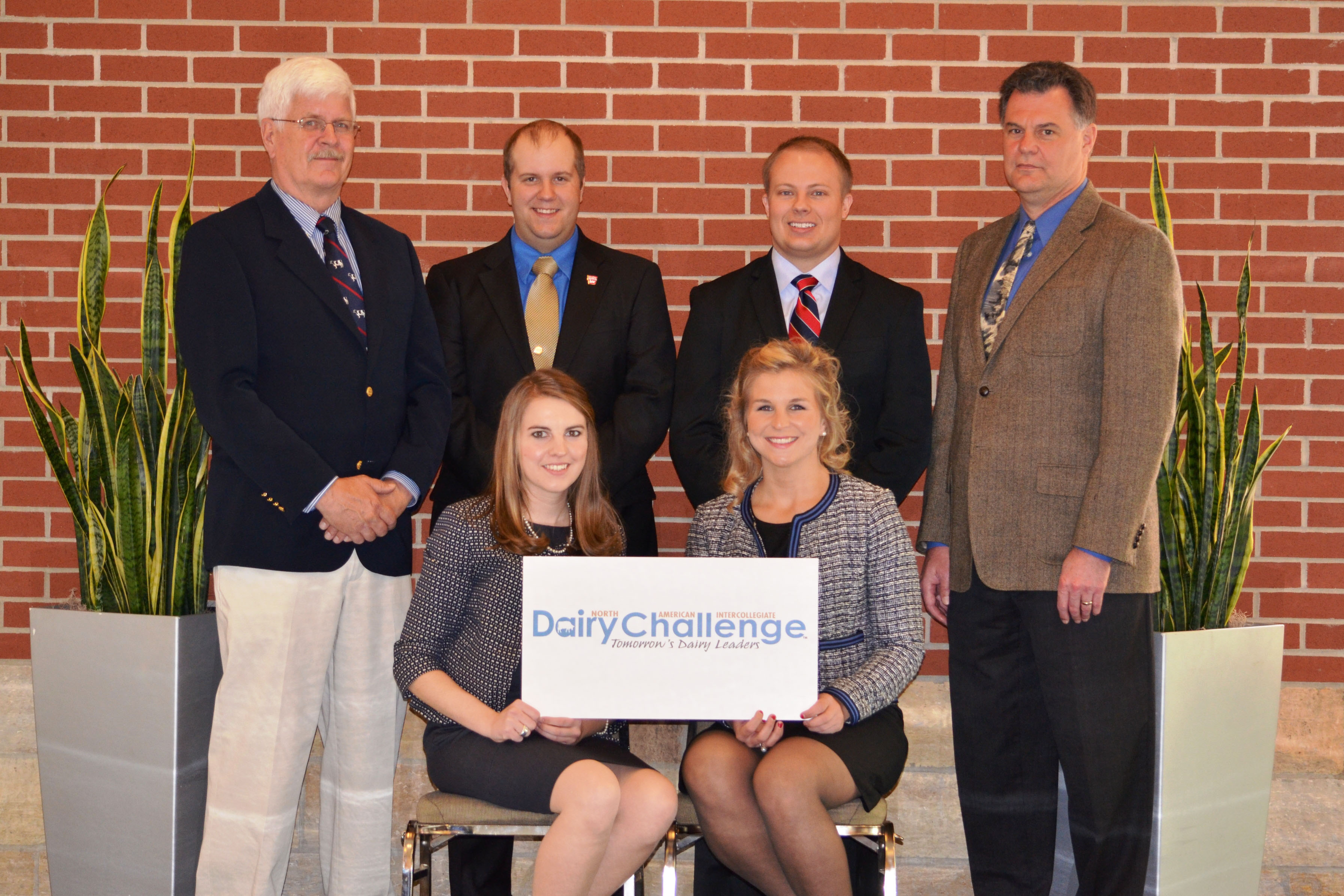 Dairy science students from Virginia Tech who recently competed in the North American Intercollegiate Dairy Challenge.