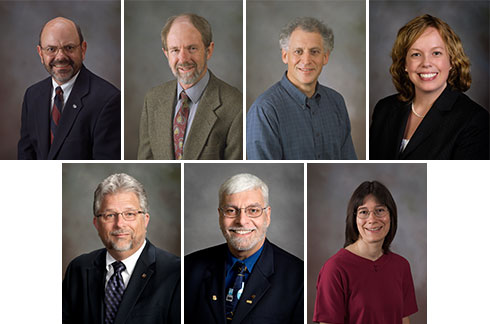 Seven faculty members appointed to the Academy of Faculty Service