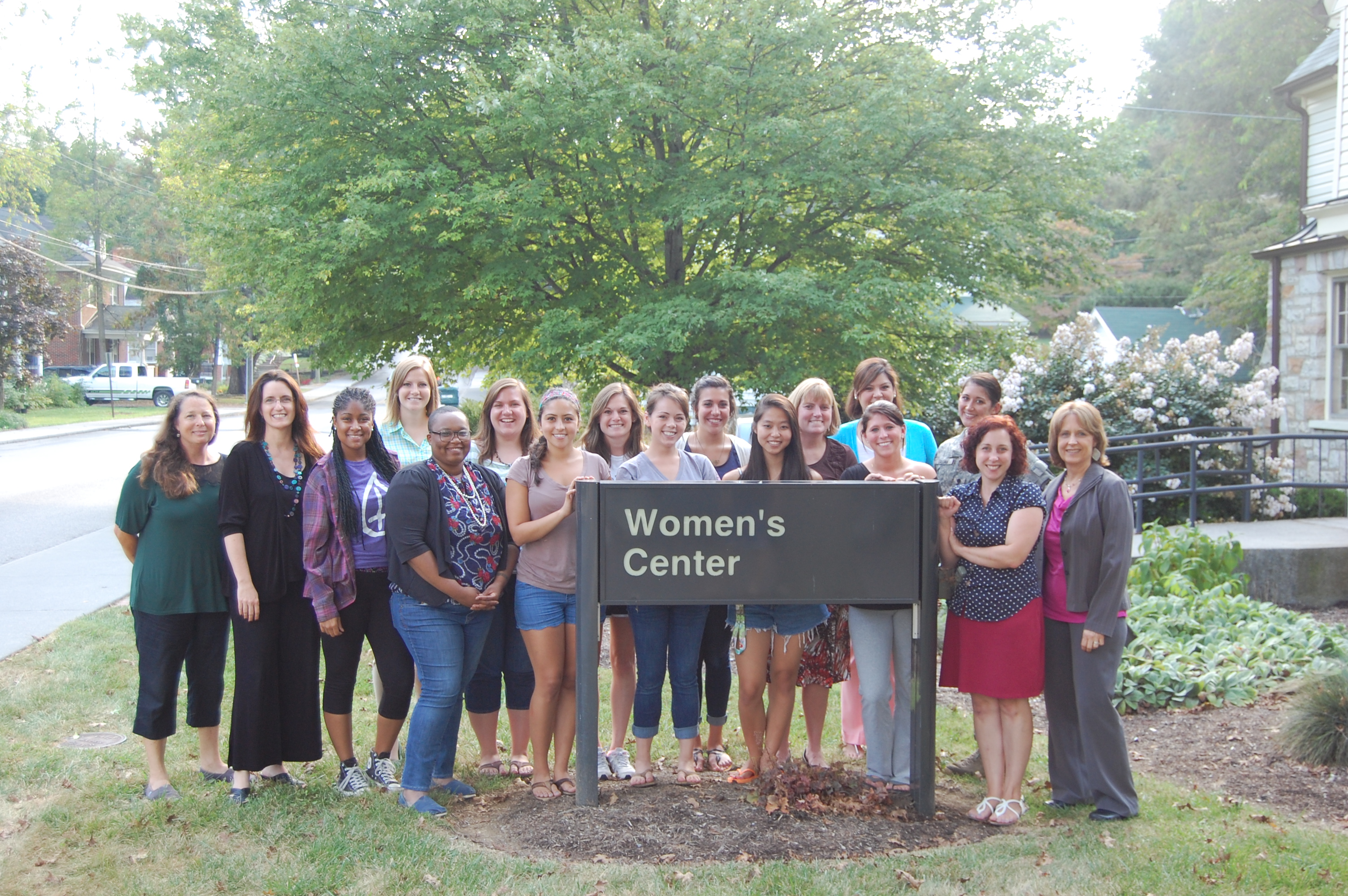 Women's Center professional and student staff
