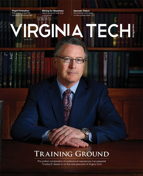 Virginia Tech Magazine spring 2014 cover 