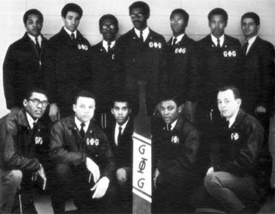 Groove Phi Groove fraternity in 1969