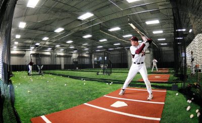 Photograph of Virginia Tech's James C. Weaver Baseball Center
