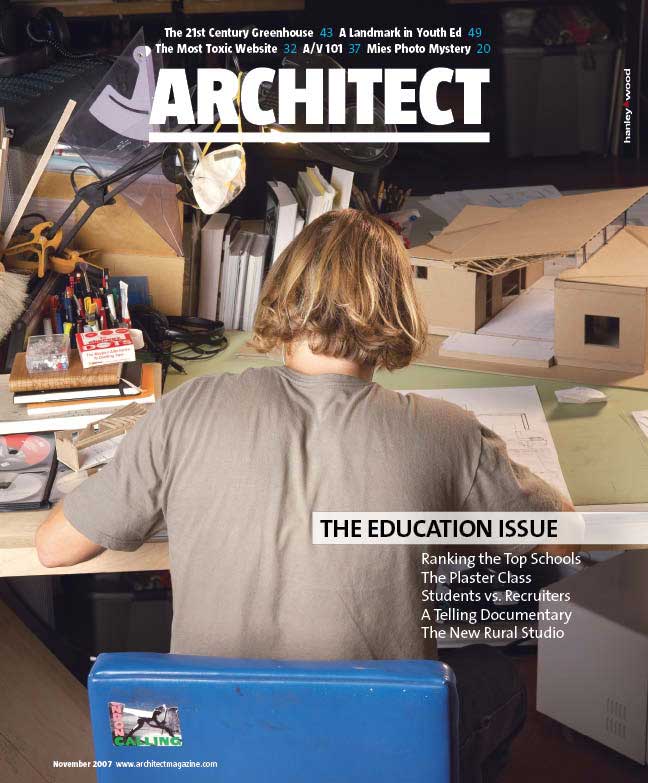 November 2007 issue of Architect Magazine